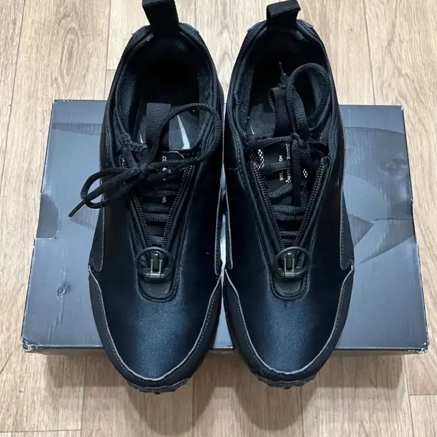 나이키 꼼데가르송 옴므플러스 에어맥스 선더 sp 블랙