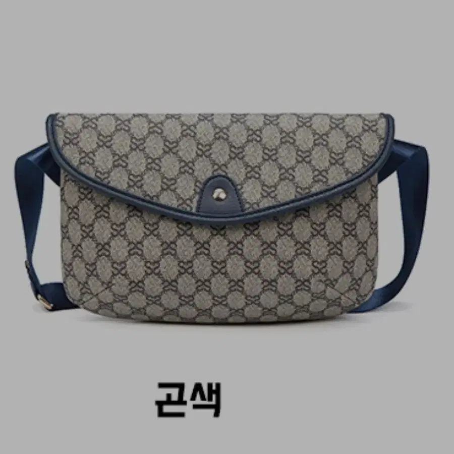 쌈지마켓 모노그램 숄더백 곤색 121