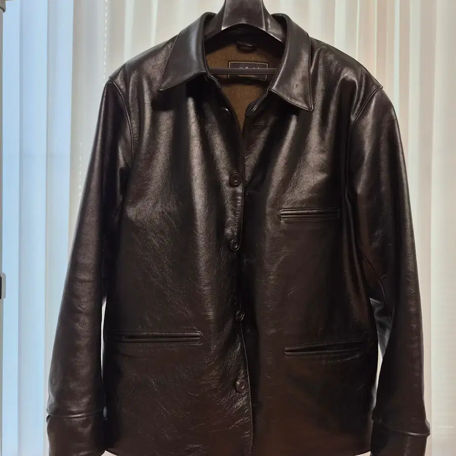 아카펠라 클로딩 Lot. 566 40s Car Coat Black 42 --Full Grain Horsehide 1.2~1.3mm