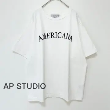 AP STUDIO 별주 AMERICANA arche 로고 티셔츠