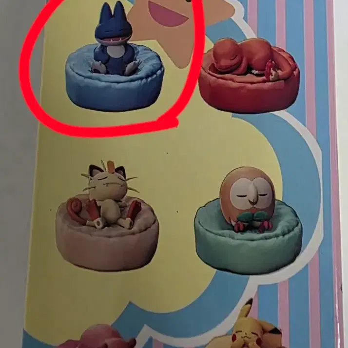 포켓몬스터 잠자는 피규어