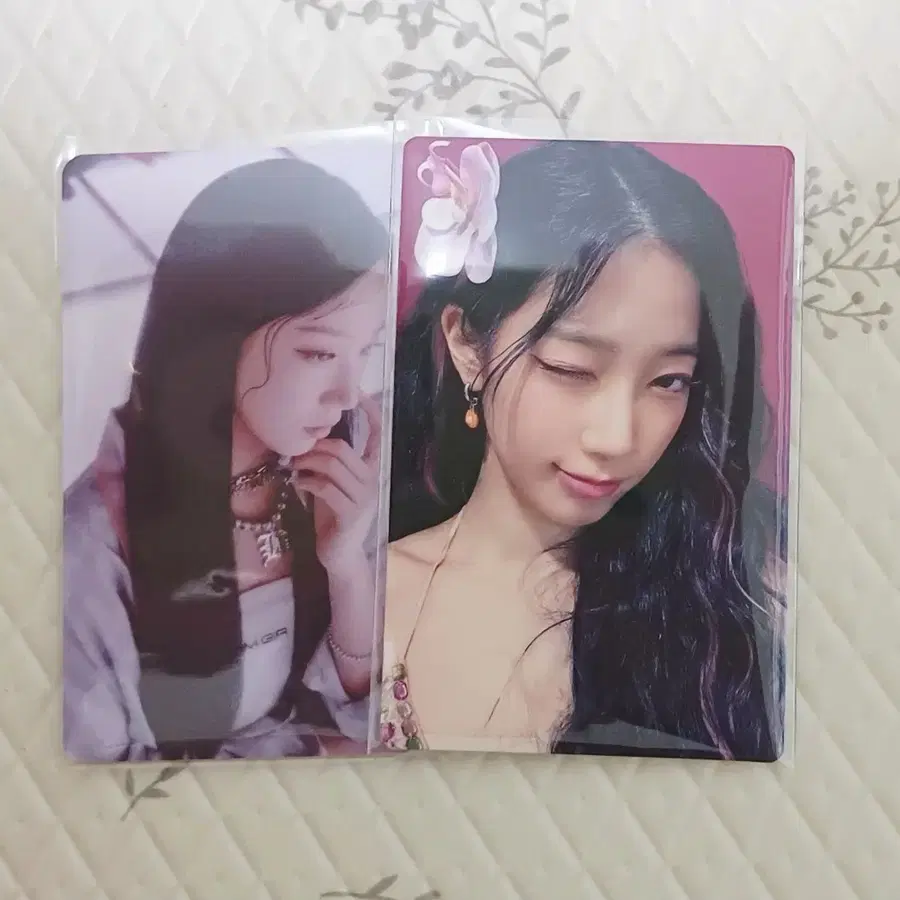 르세라핌 카즈하 이지 큐큐뮤직 포카 팝니다