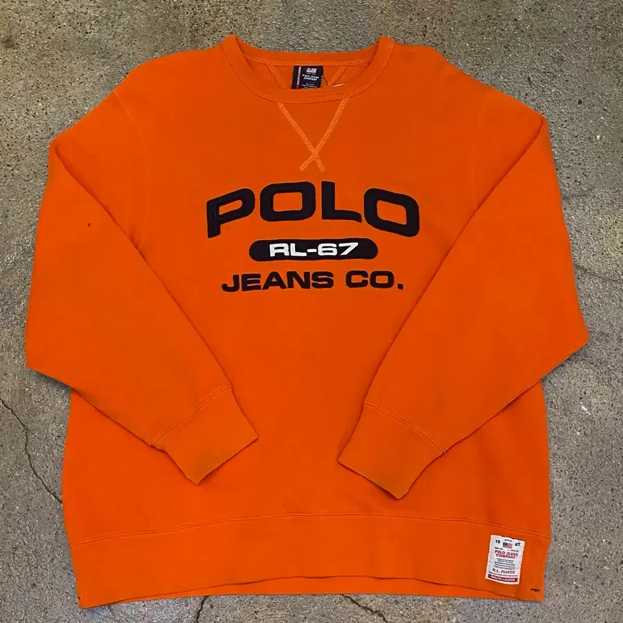 미국 빈티지 폴로 랄프로렌 RL-67 JEANS CO. 맨투맨