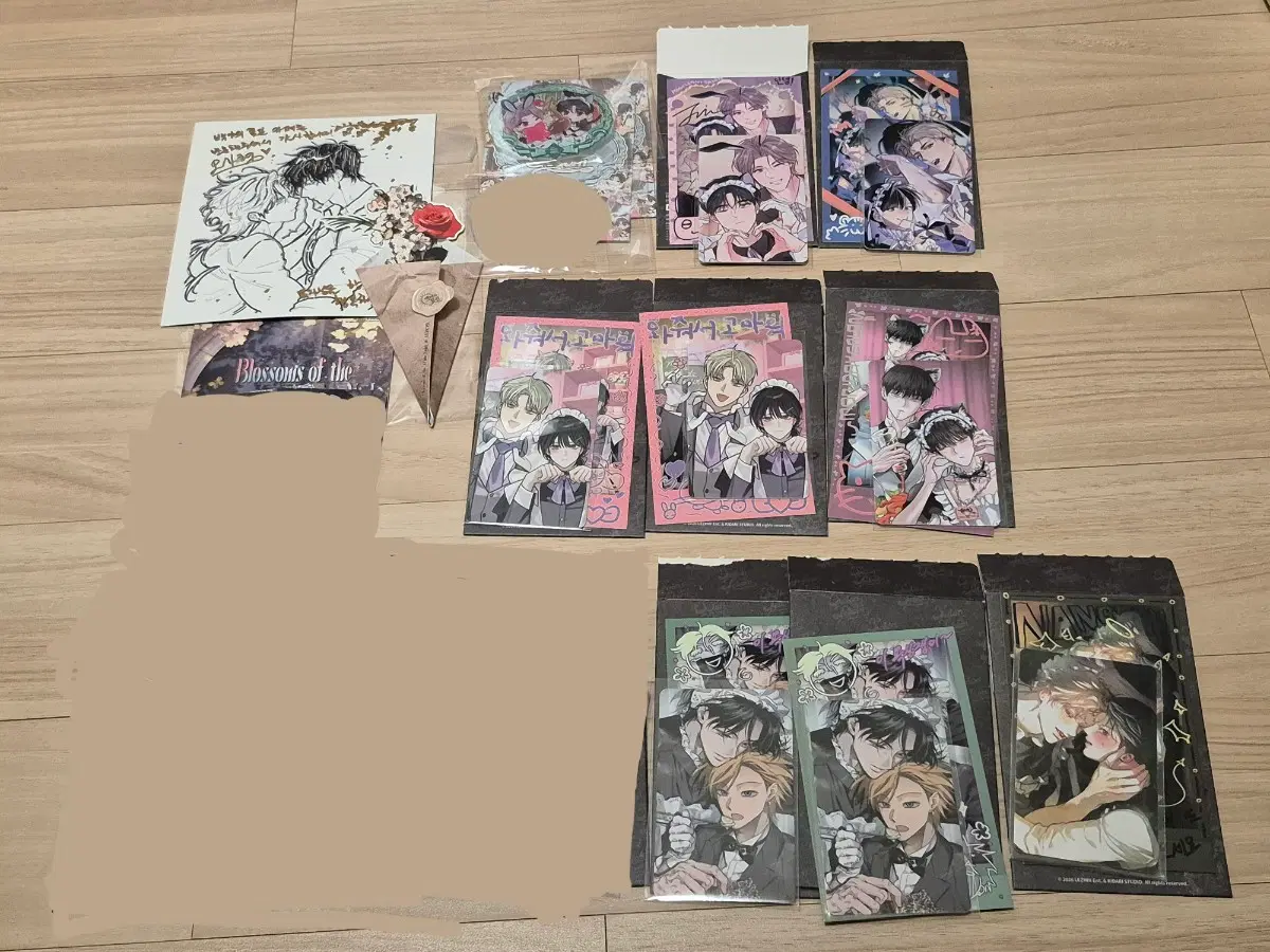 카페 레봄 살롱 드 르봉 굿즈 일괄(+백야 레봄 입특)