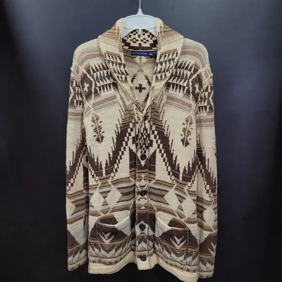 Ralph Lauren 랄프로렌 빈티지 아즈텍 나바호 숄카라 가디건