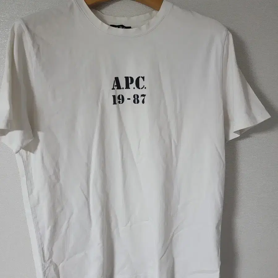 가슴55 총장70) A.P.C. 19-87 반팔 티셔츠 아페세 apc