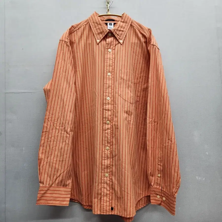 GAP 갭 빈티지 스트라이프 오버핏 셔츠 M(XL)