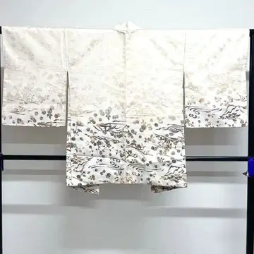 겉옷 은채색 꽃 무늬 물결 무늬 국화 매실 등롱 기모노 038k