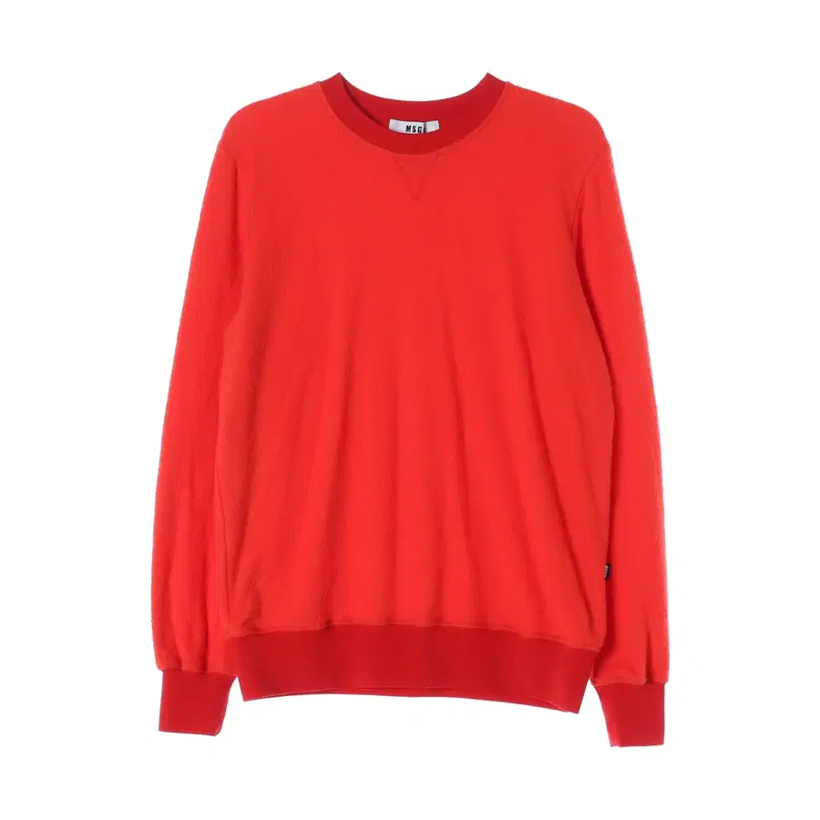 엠에스지엠 MSGM 코튼 크루넥 맨투맨 스웨트셔츠 레드