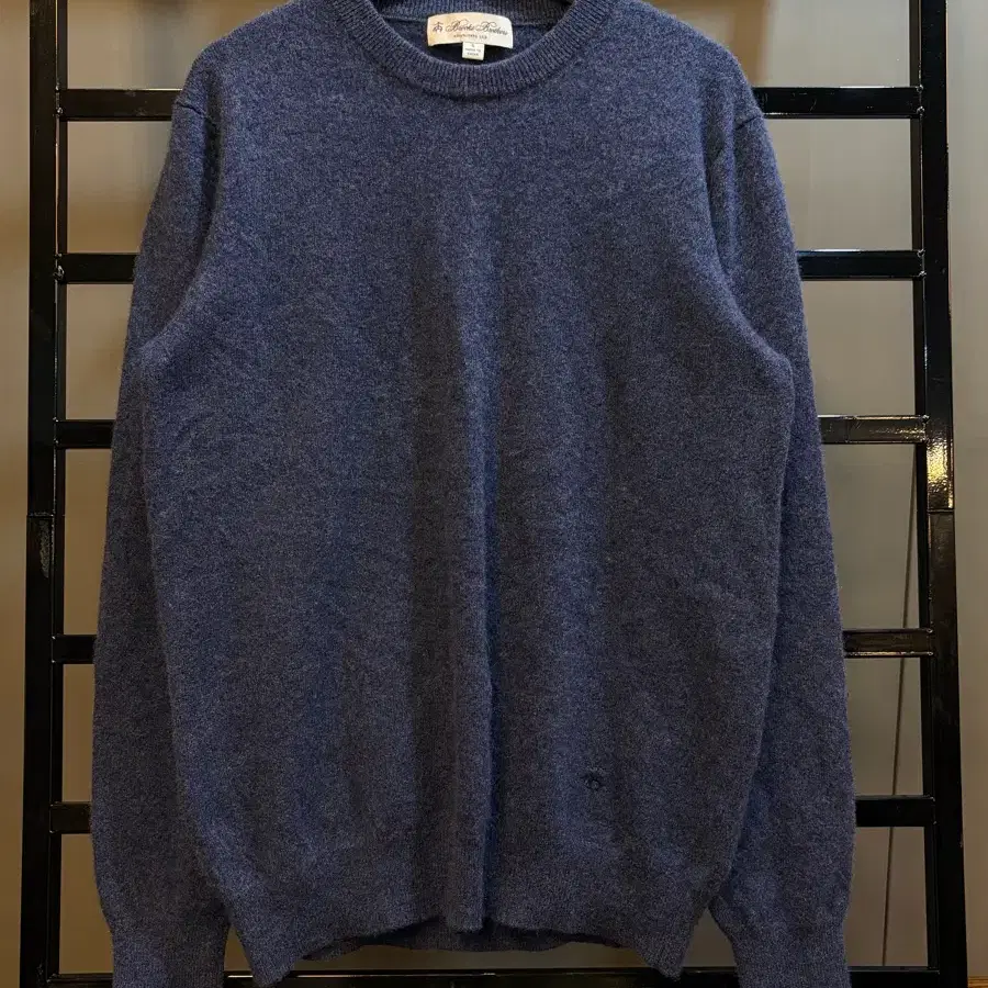 [S] 브룩스브라더스 BROOKS BROTHERS 캐시미어 100% 크루넥 니트 네이비 7.9
