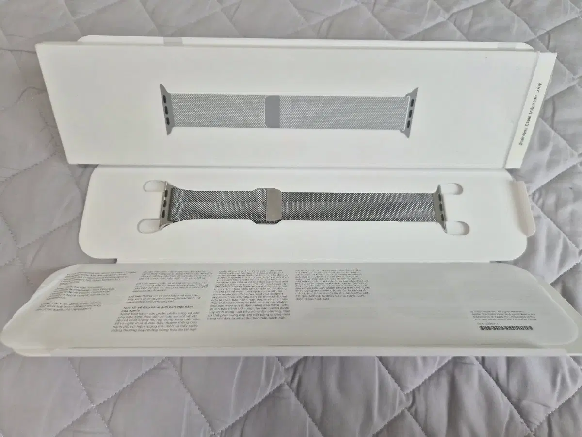 애플워치 밀레니즈루프 실버 44mm