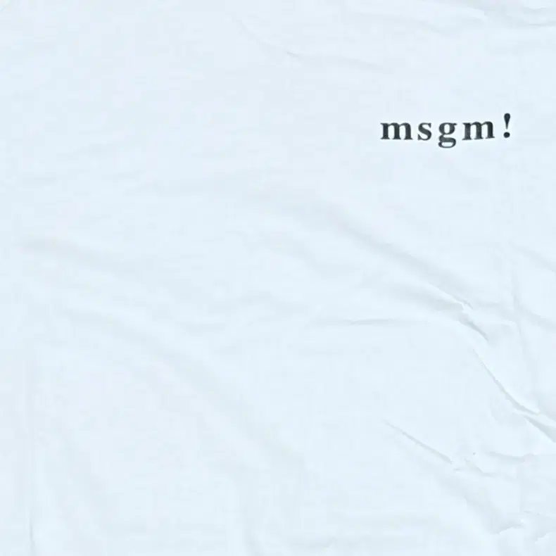 MSGM 로고 화이트 판팔 L