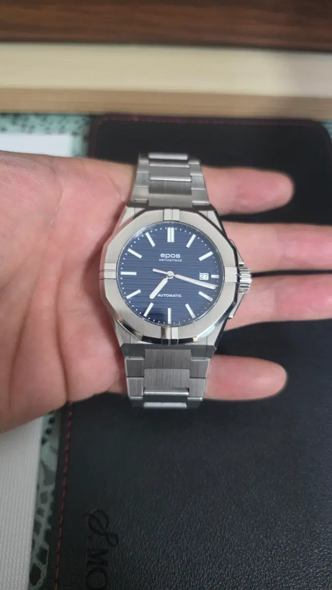 스위스 Epos 3506 오토메틱 에포스 아주르 스피릿 41mm 청판