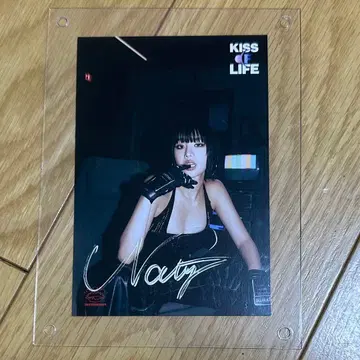 KISS OF LIFE 키오프 너티 타워 레코드 엽서 사인