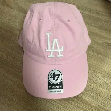 LA 모자 핑크
