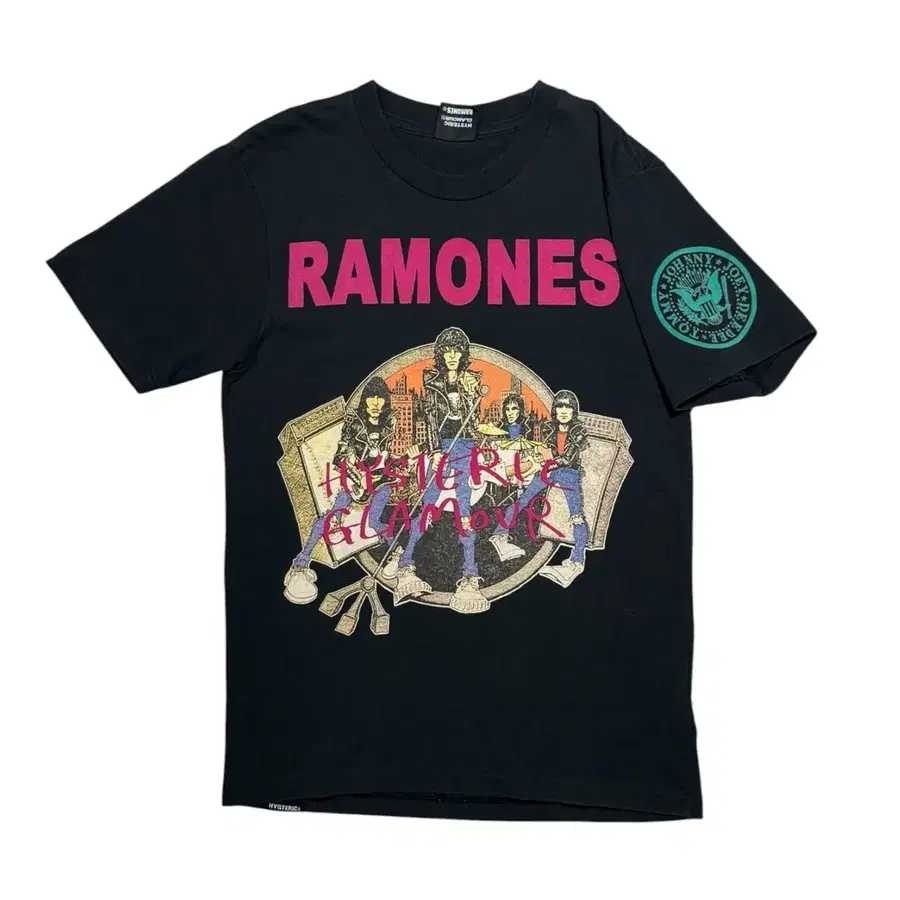 히스테릭 글래머 x Ramones 아카이브 반팔 티셔츠