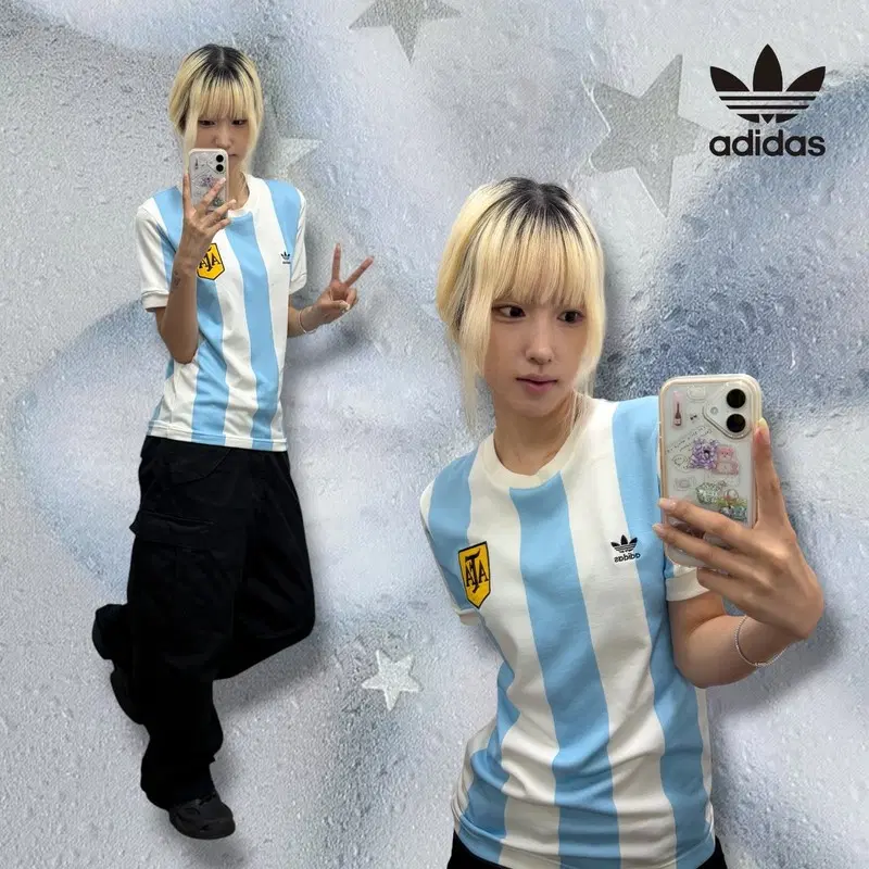 아디다스 아르헨티나 반팔져지