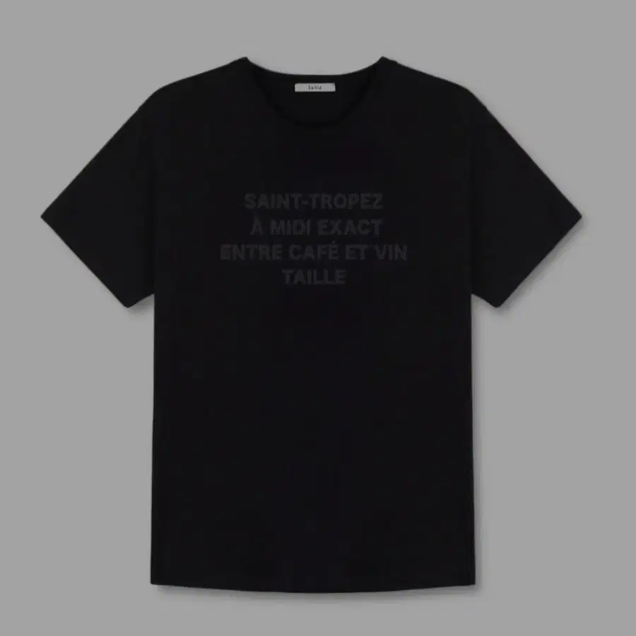 타일타일레 반팔티셔츠 SAINT TROPEZ 60S T-SHIRT BLACK