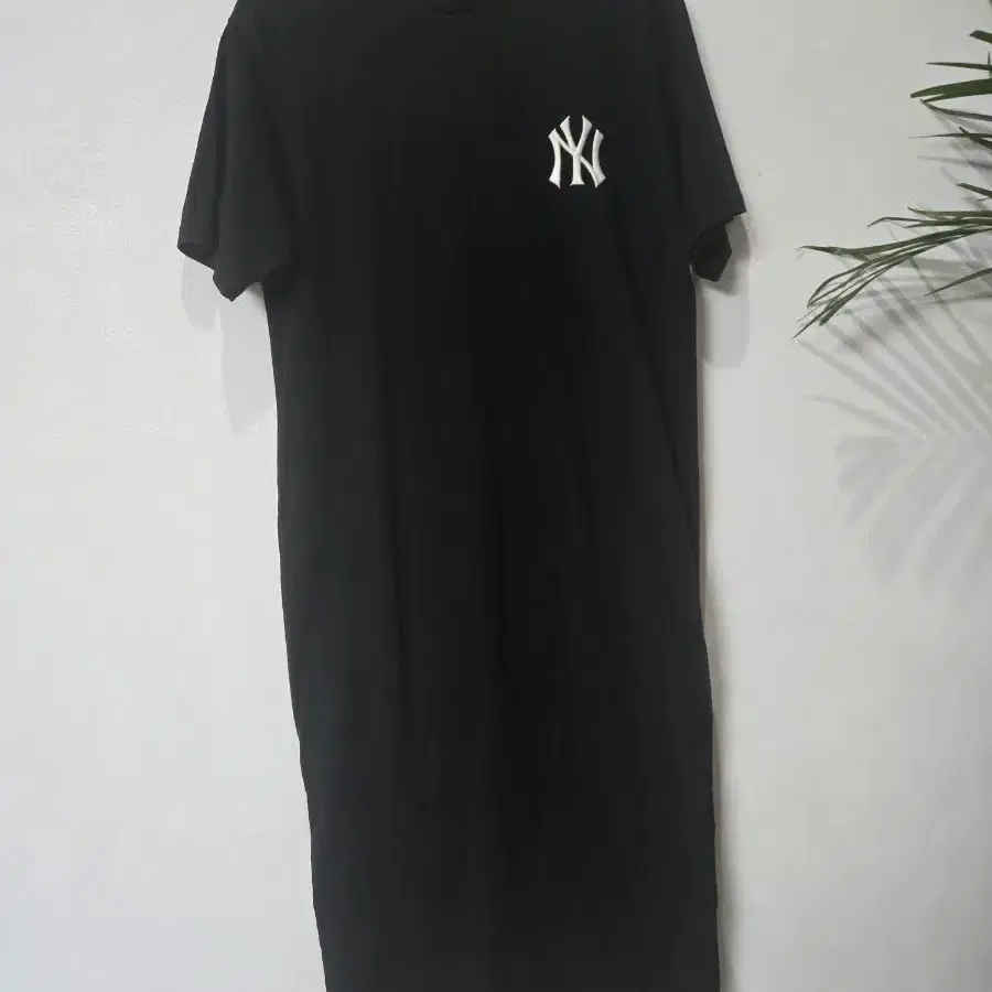 MLB 뉴욕 양키스 블랙 반팔 롱 원피스 95