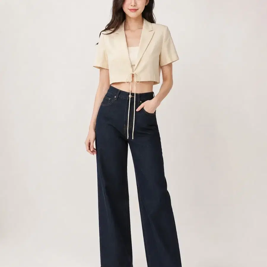 ZARA 자라/새상품/크롭 반팔자켓/M/앨리스/1843