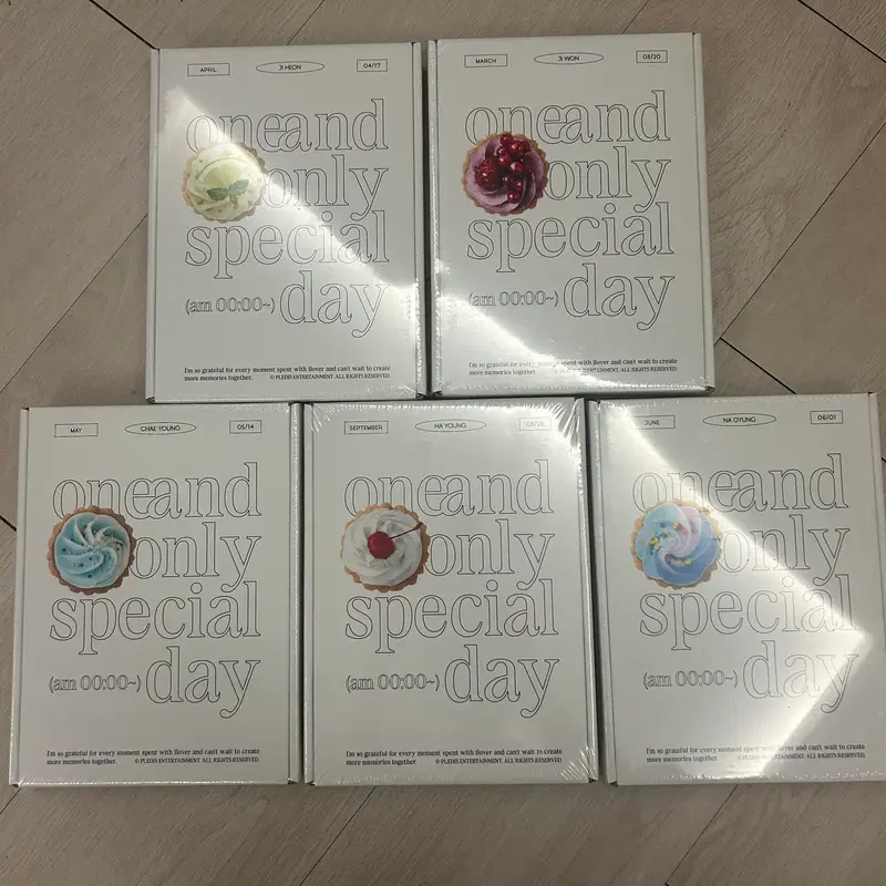 프로미스나인 현 5인맴버 생일박스 미개봉 판매합니다.