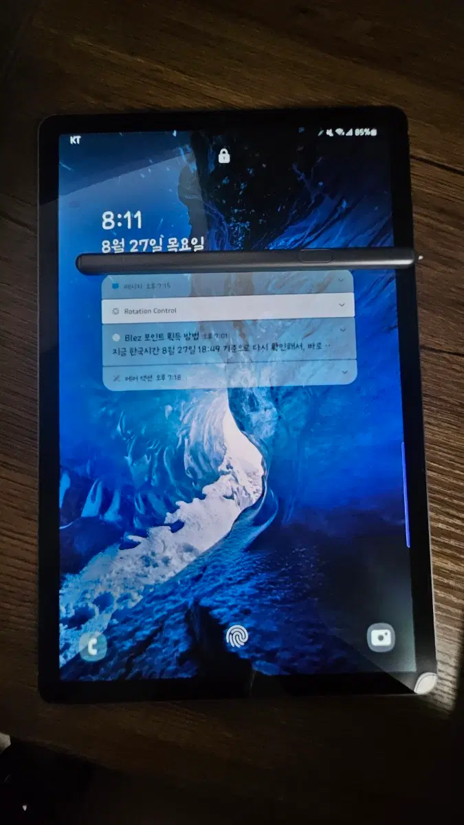 갤럭시탭 S6 5G 128GB SM-T866N S펜+ 블루투스키보드 + 파우치
