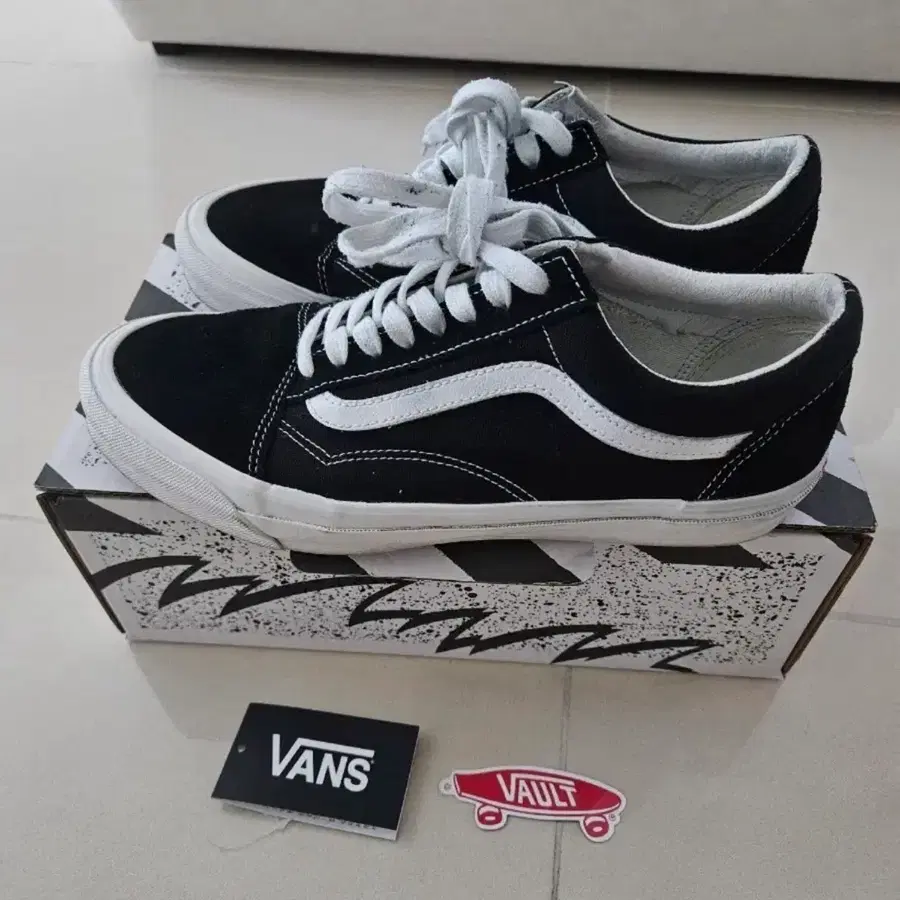 (275)vans vault OG LX / 반스 볼트 올드스쿨 검흰