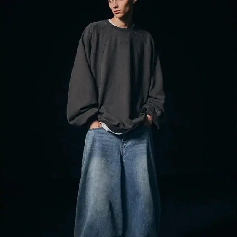 낫포너드 벌룬 커브드진 Extra Wide Balloon Pants