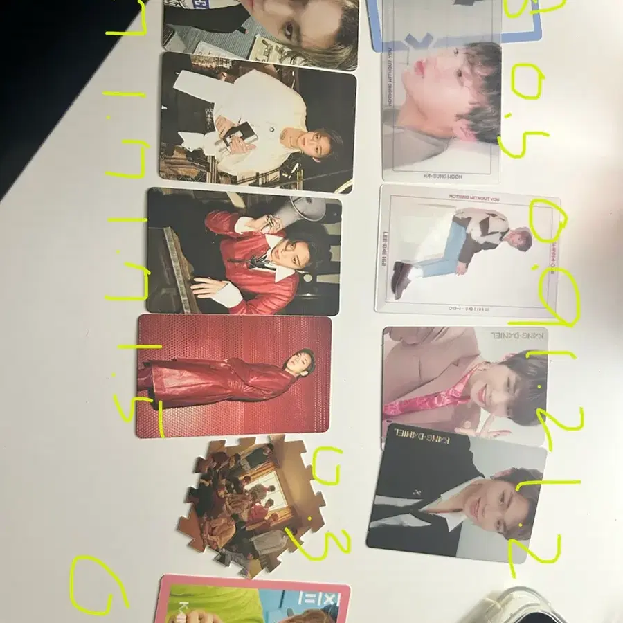워너원(강다니엘,박지훈,굿즈들판매)