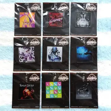9개 세트 jubeat 유비트 자켓 아크릴 키링 컬렉션