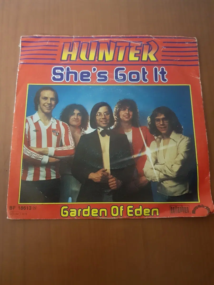 Hunter: She's got it 7인치싱글 바이닐vinyl 도넛판 HardrockLP 하드록밴드