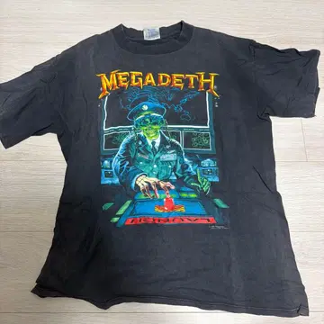 MEGADETH RUST IN PEACE 빈티지 T