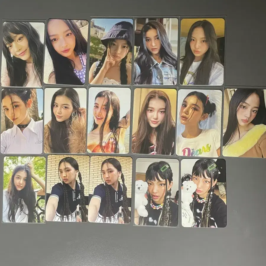 뉴진스 어탠션 포카 일괄 세트