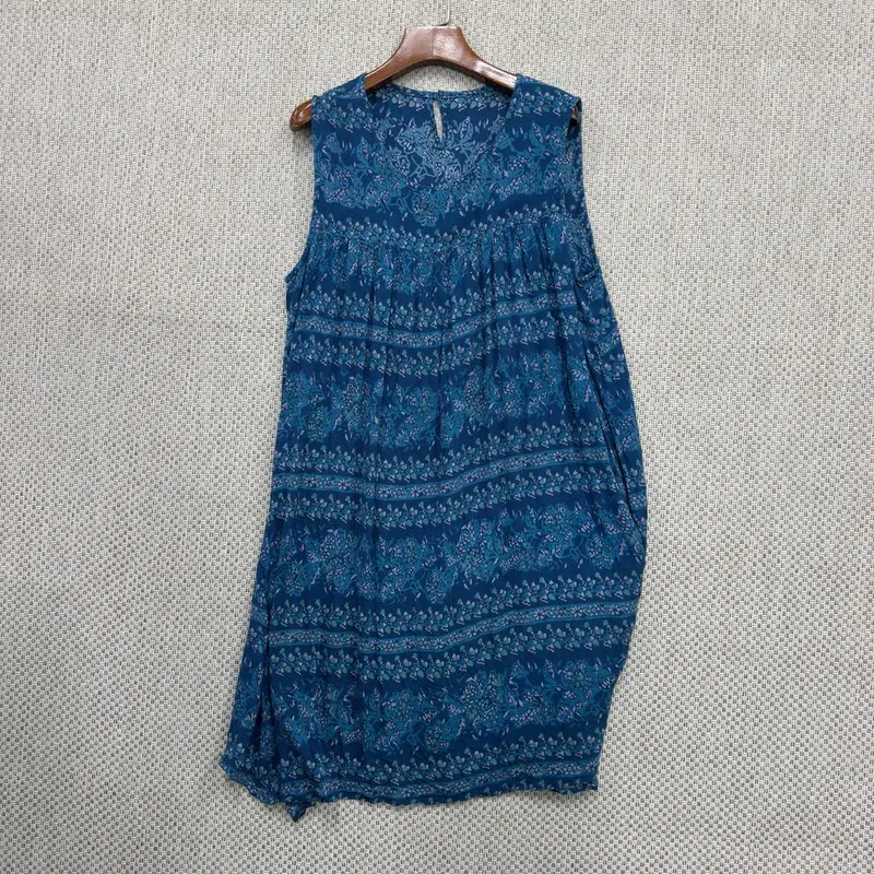 재팬 빈티지 엔틱 민소매 원피스 L H03415
