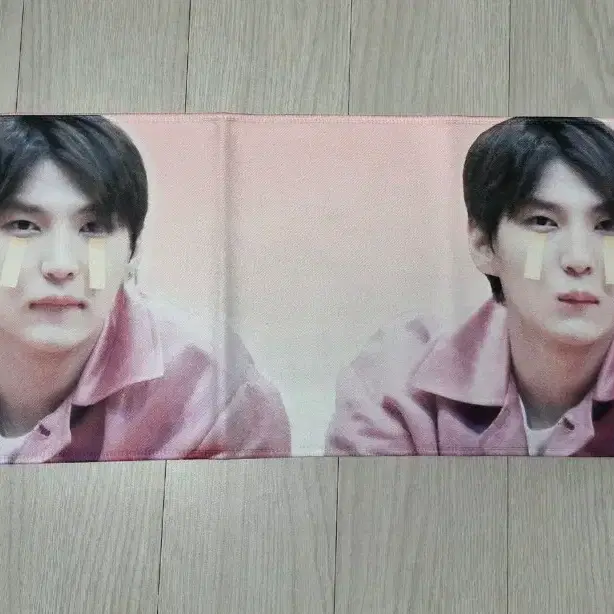 빅스 레오 정택운 비공굿 슬로건 분홍