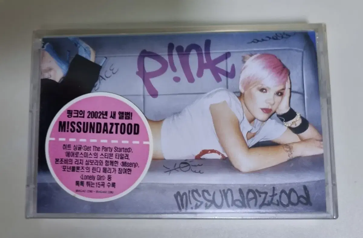 핑크 - Missundaztood (미개봉 카세트테이프)