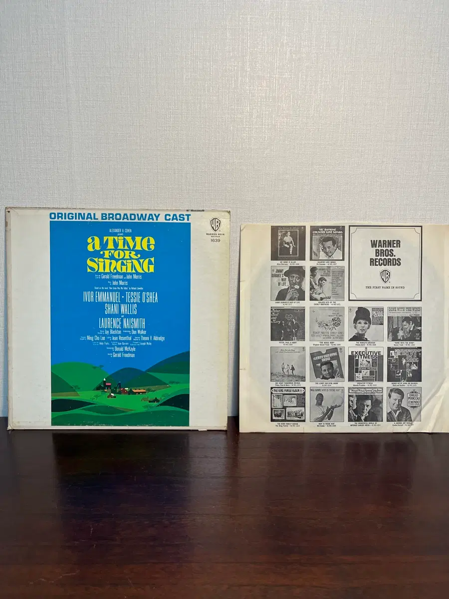 1966년 발매 LP) 오리지널 브로드웨이 캐스트 A TIME FOR SINGING