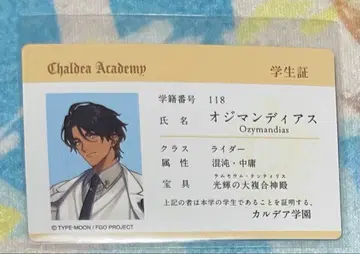FGO 페스티벌 칼데아 학원 ID 카드 오지만디아스