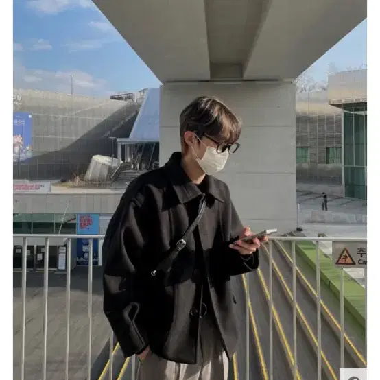 남성 숏코트