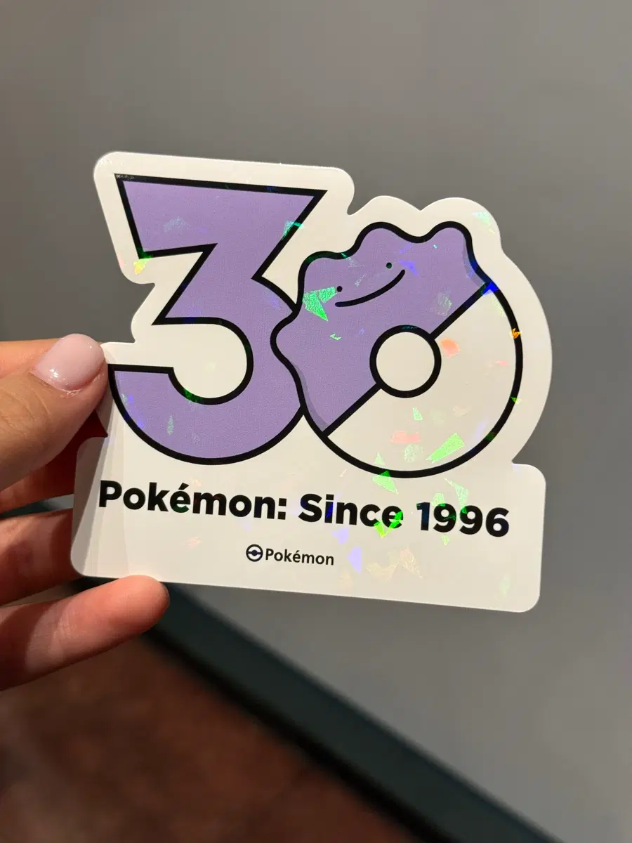 포켓몬 30주년 스티커 메타몽