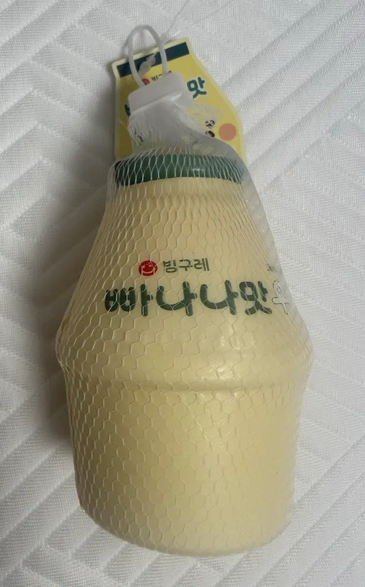 빙그레 바나나맛 우유 뚱바 말랑말랑 스퀴시