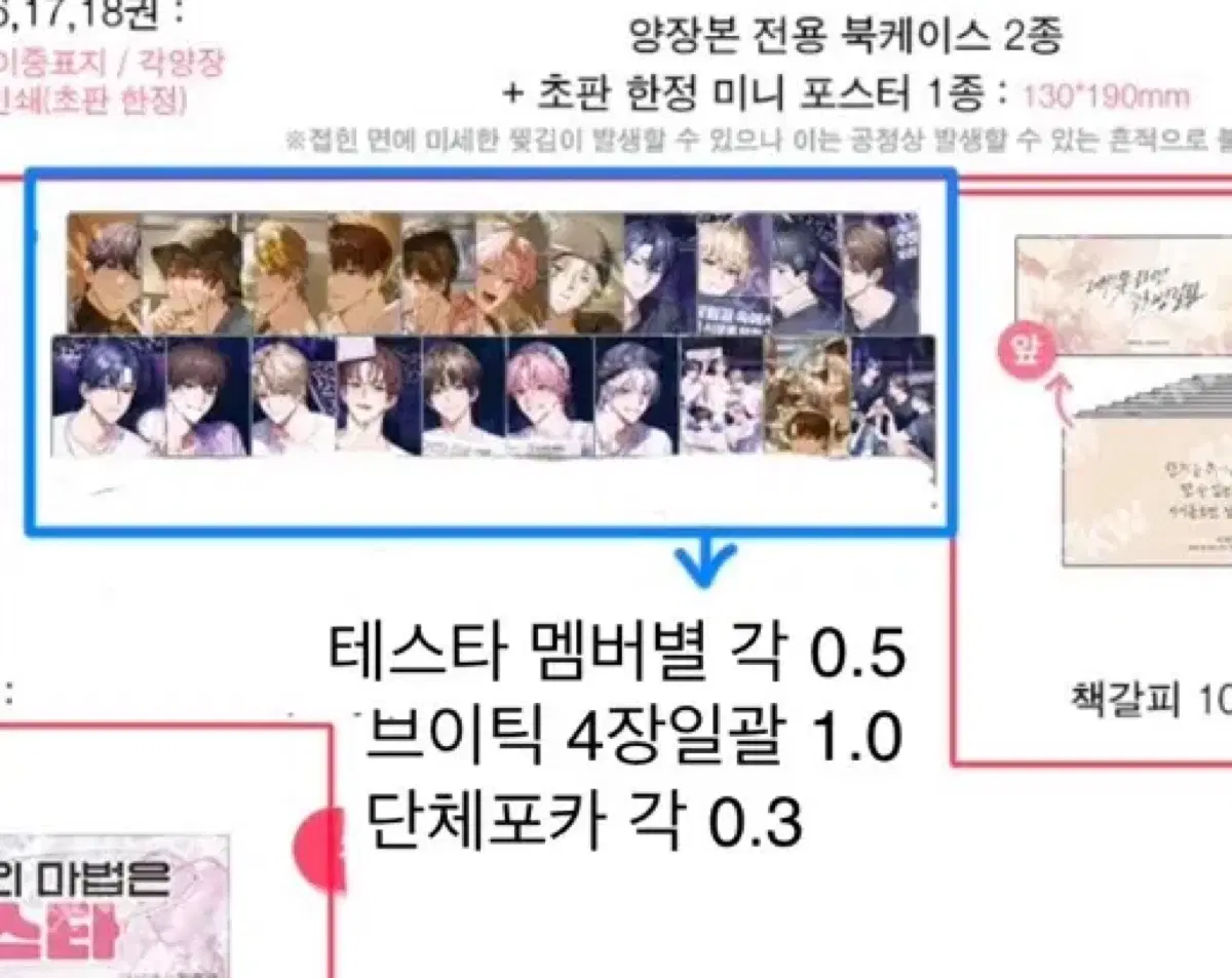 데못죽 소설 단행본 양장본 5부 분철