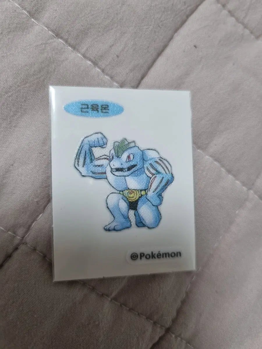 포켓몬스터 근육몬 스티커 띠부씰