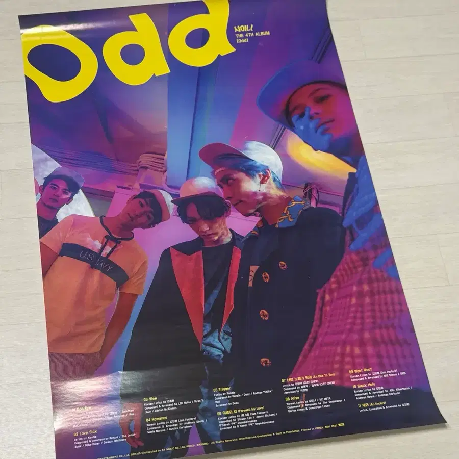 샤이니 odd view 뷰 포스터