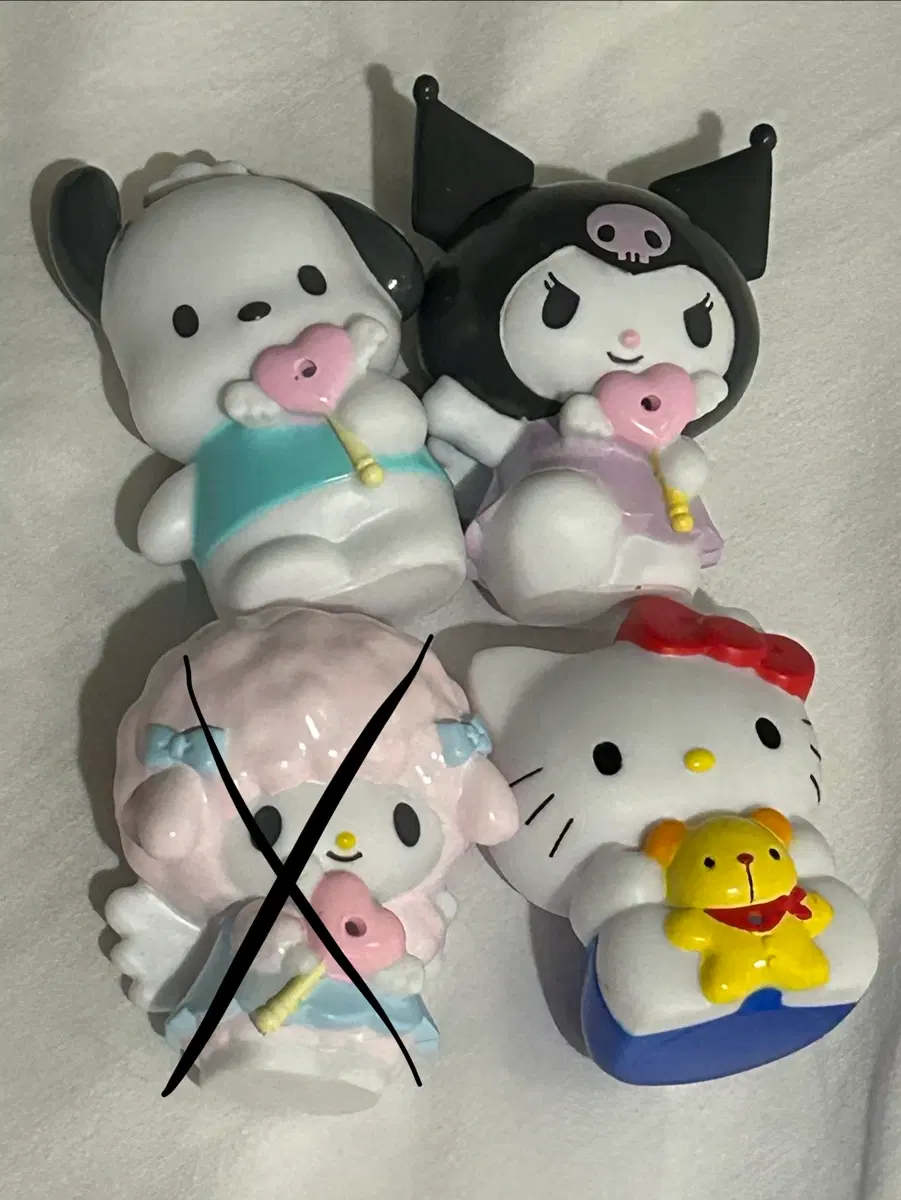 산리오 물총 입욕제 피규어
