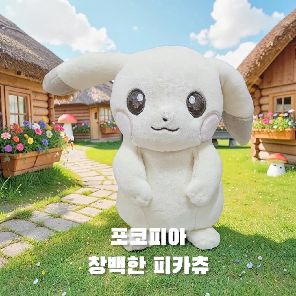 희소) 일본정품 포코비아 창백카츄인형