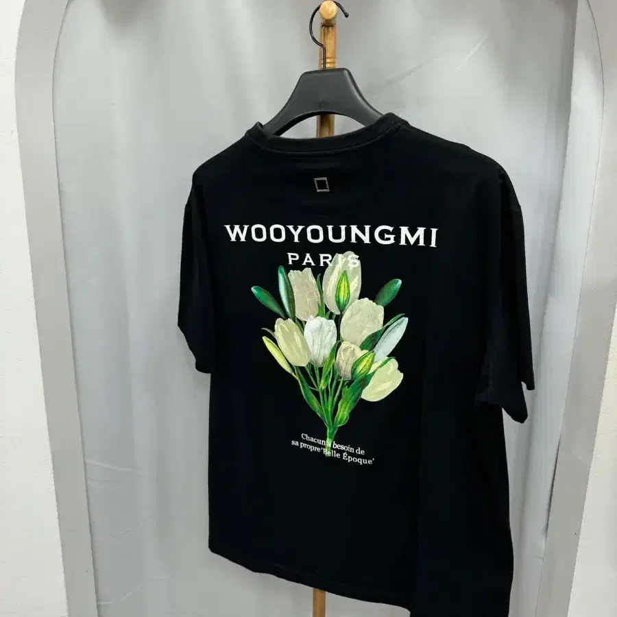 우영미 플라워 튤립 반팔티 50사이즈