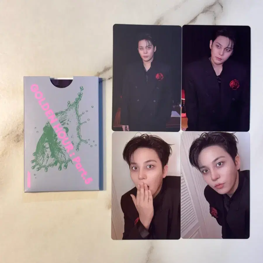 에이티즈 종호 골든아워5 다이어리 버전 포카앨범 풀구성