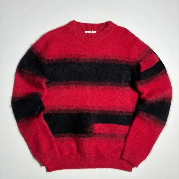 에튜드 ETUDES 17SS 스트라이프 앙고라 커트 니트 스웨터 R3523