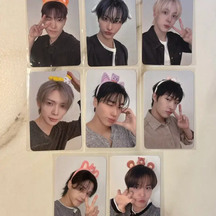 에이티즈 골든아워5 KPOP STORE 특전 포카 캐릭티즈